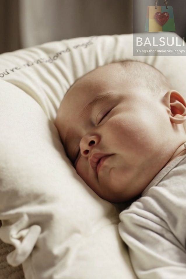 BALSULI AngelNest™ – Soothing Sleep Pillow for Newborns (0–2 y.o.)