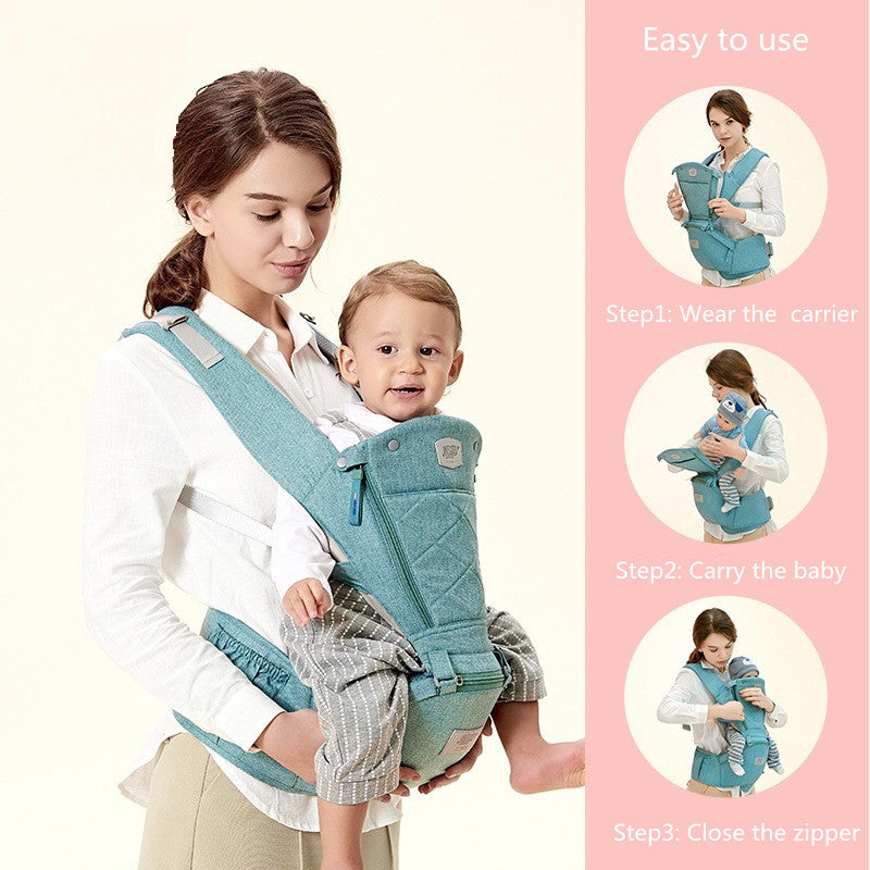 BALSULI QuickEase™ Baby Waist Stool – 3-Step Comfort Carrier