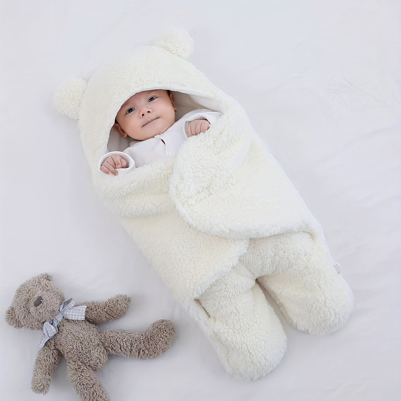 BALSULI CozyWrap™ – Adjustable Baby Swaddle Wrap (0–9 months)